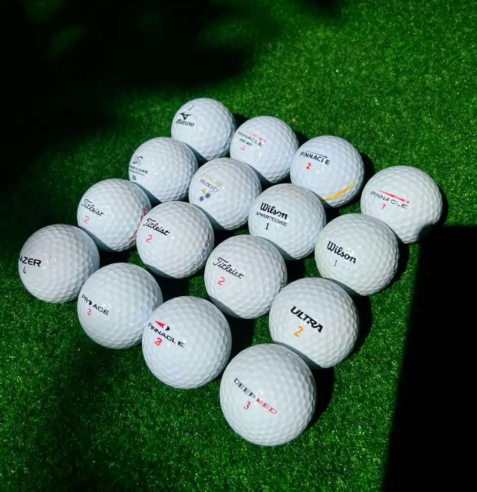 käytetyt golfpallot JarviMix-nurmi – edullinen monimerkkipaketti